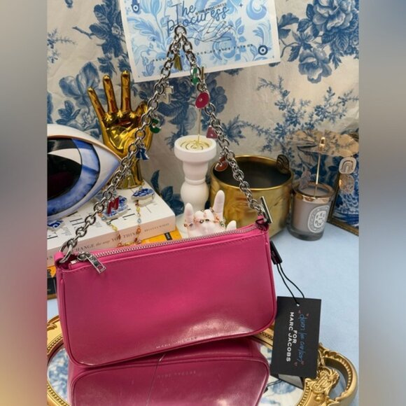 🆕 MARC JACOBS 🧿  X DEVON LEE CARLSON NWT Devon Charm Purse, Bubblegum Pink - Picture 5 of 16